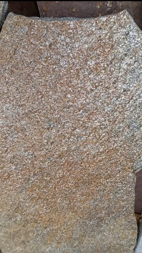 Плитняк златолит серебристый для цоколя, отмостки купить в Бронницах