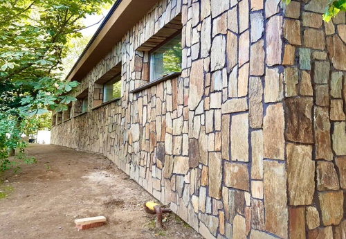 Плитняк кора дерева для цоколя, отмостки купить в Бронницах